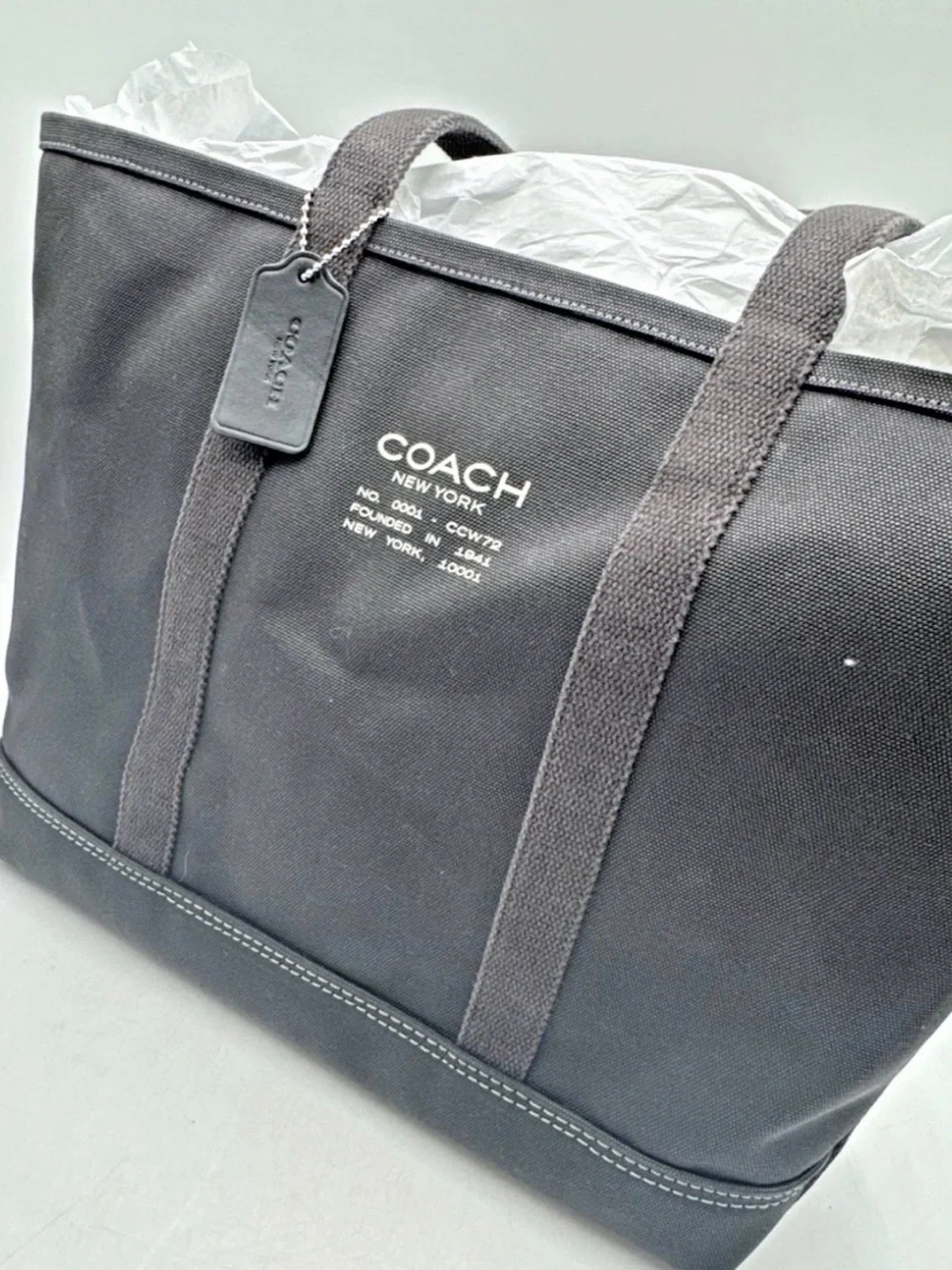 Coach Black Utility Tote Bag